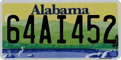 AL license plate 64AI452
