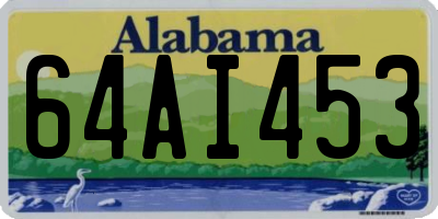 AL license plate 64AI453
