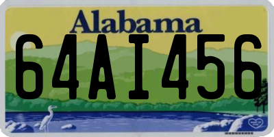 AL license plate 64AI456