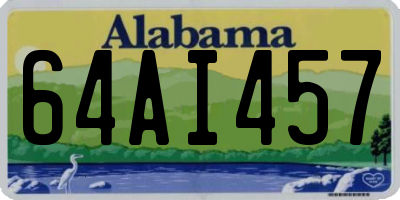 AL license plate 64AI457