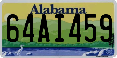 AL license plate 64AI459