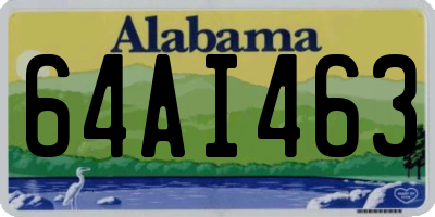 AL license plate 64AI463