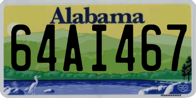 AL license plate 64AI467