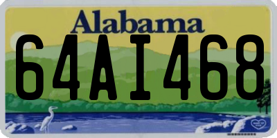AL license plate 64AI468