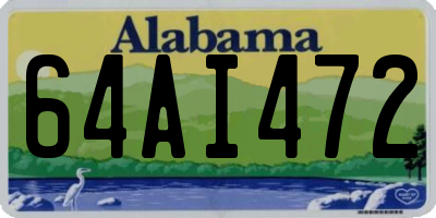 AL license plate 64AI472