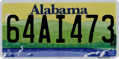 AL license plate 64AI473