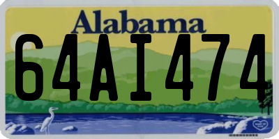 AL license plate 64AI474