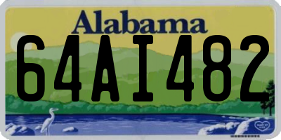 AL license plate 64AI482
