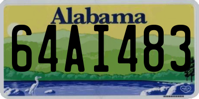 AL license plate 64AI483