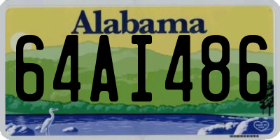 AL license plate 64AI486