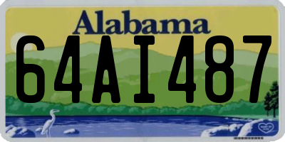 AL license plate 64AI487