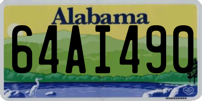 AL license plate 64AI490