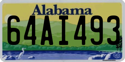 AL license plate 64AI493