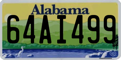 AL license plate 64AI499