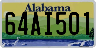 AL license plate 64AI501