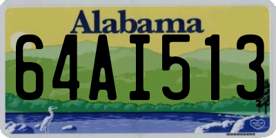 AL license plate 64AI513