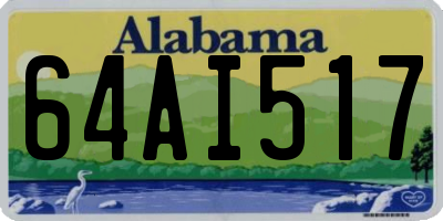 AL license plate 64AI517