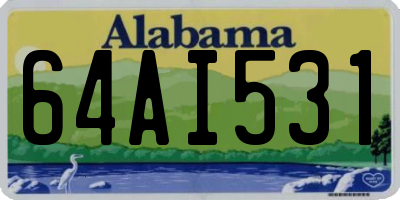 AL license plate 64AI531