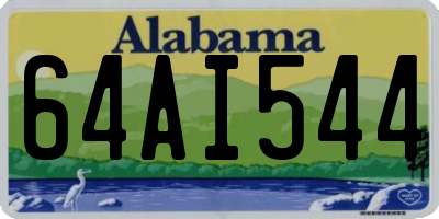AL license plate 64AI544