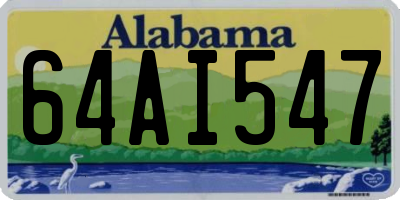 AL license plate 64AI547