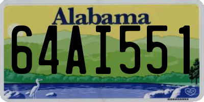 AL license plate 64AI551