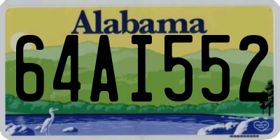 AL license plate 64AI552