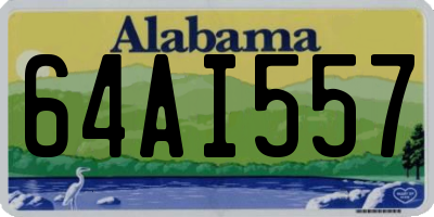 AL license plate 64AI557