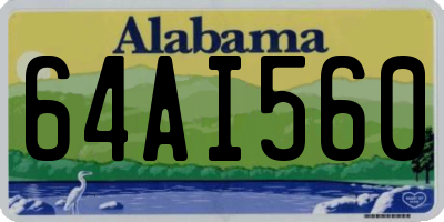AL license plate 64AI560