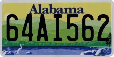 AL license plate 64AI562