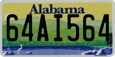 AL license plate 64AI564