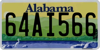 AL license plate 64AI566