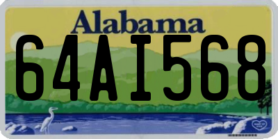 AL license plate 64AI568