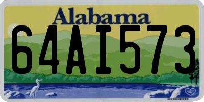 AL license plate 64AI573