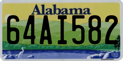 AL license plate 64AI582
