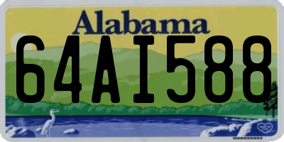 AL license plate 64AI588