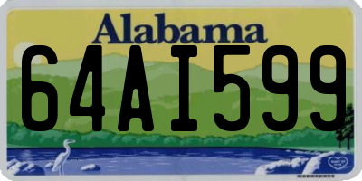 AL license plate 64AI599