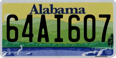 AL license plate 64AI607