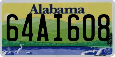 AL license plate 64AI608