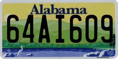AL license plate 64AI609