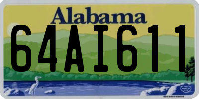 AL license plate 64AI611