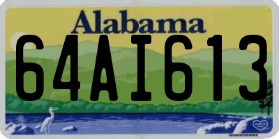 AL license plate 64AI613