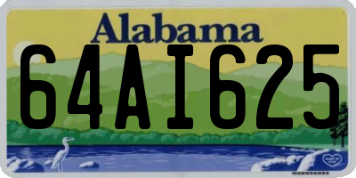 AL license plate 64AI625