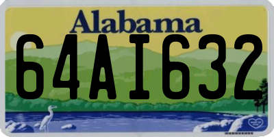 AL license plate 64AI632