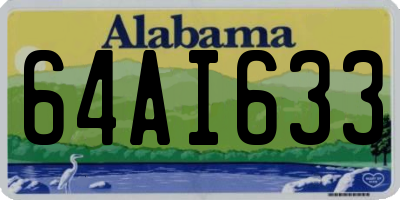 AL license plate 64AI633