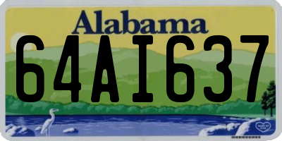 AL license plate 64AI637