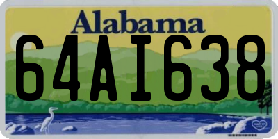 AL license plate 64AI638