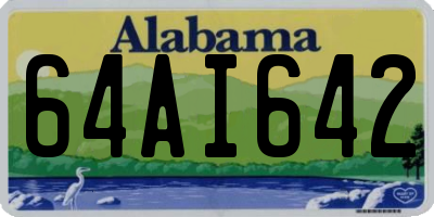 AL license plate 64AI642