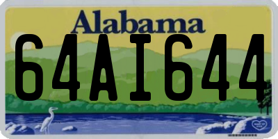 AL license plate 64AI644