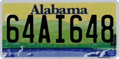AL license plate 64AI648