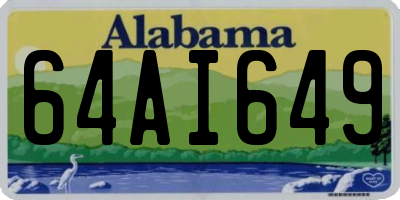 AL license plate 64AI649